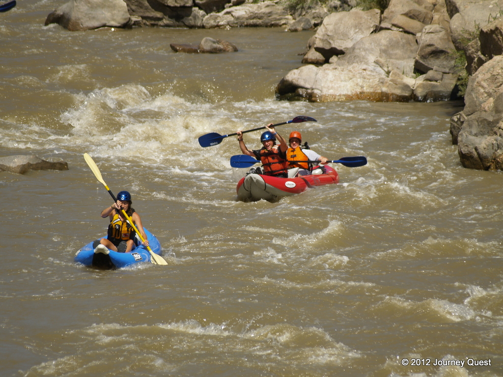 Inflatable Kayak Fun