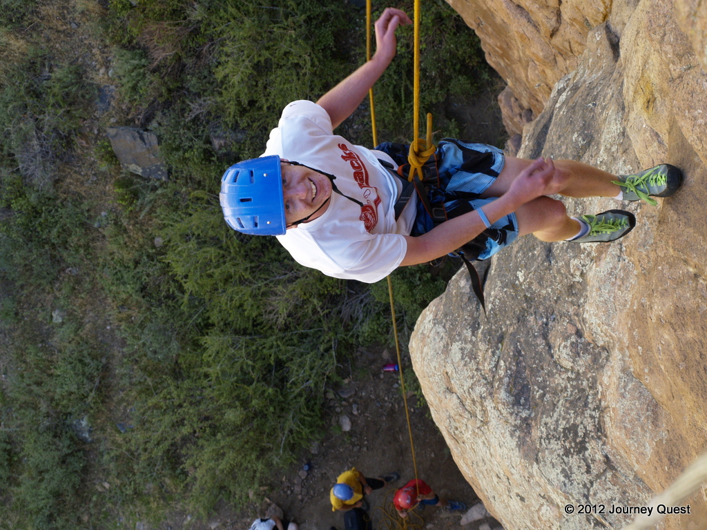 Lowering Off After a Climb